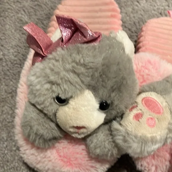 Wonder Nation Kitten Slippers - Picture 3 of 7